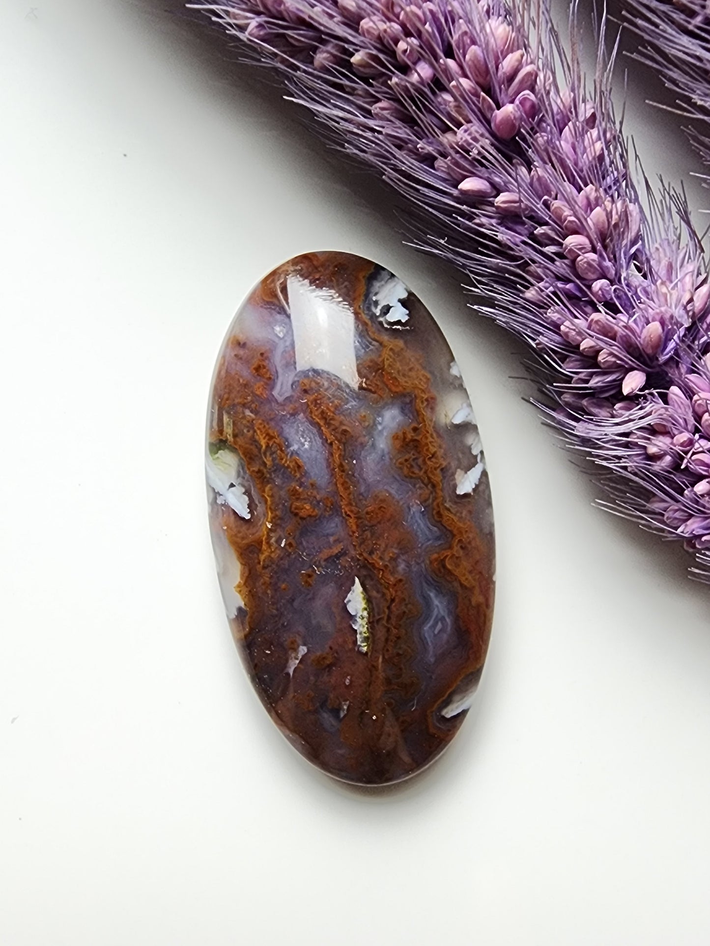 San Carlos moss agate