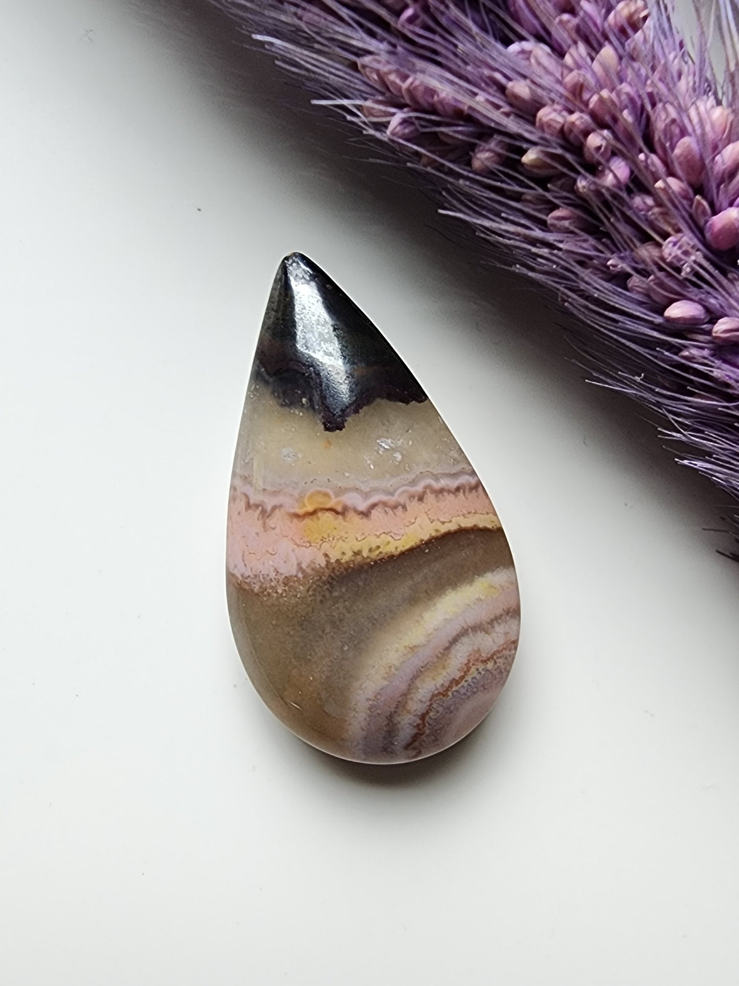Flower of peach agate