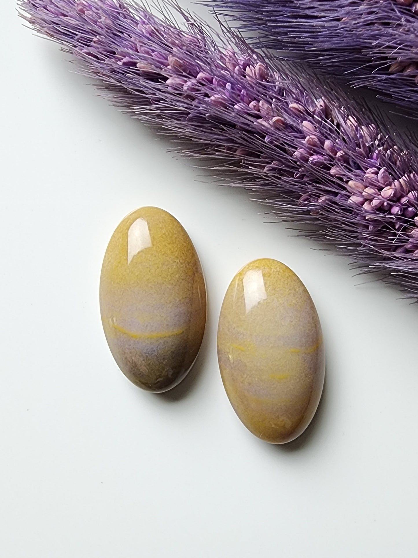 Oregon Sunset jasper pair