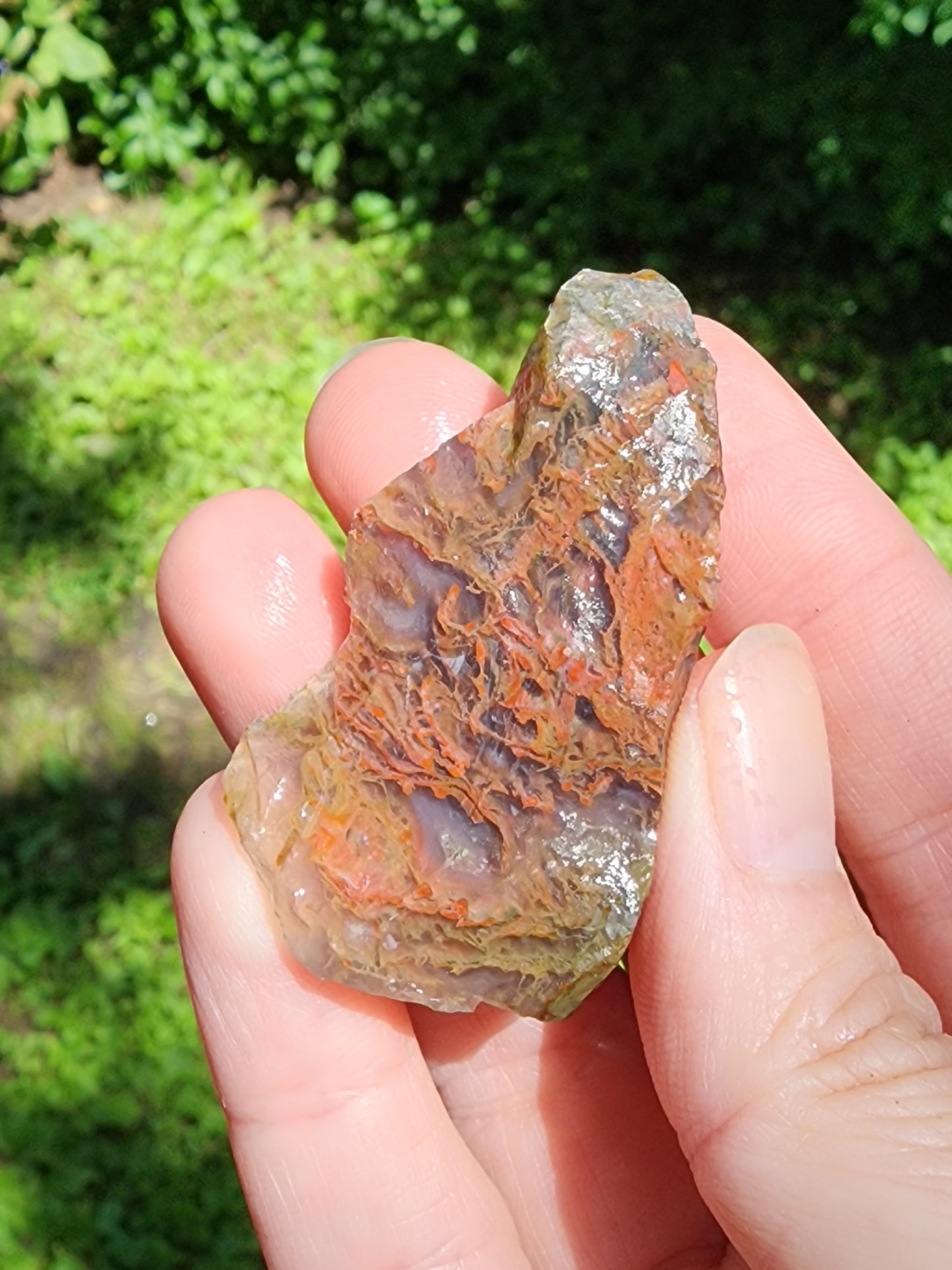 Priday Thunderegg moss agate small chunk