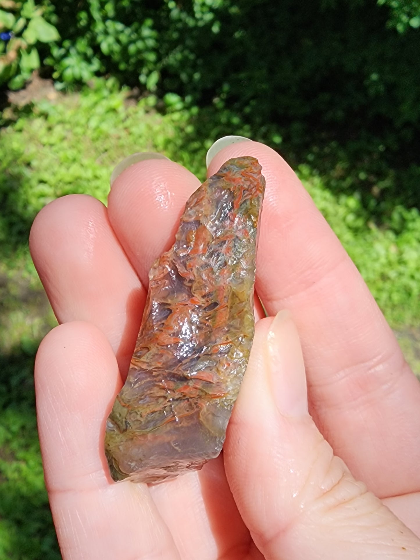 Priday Thunderegg moss agate small chunk