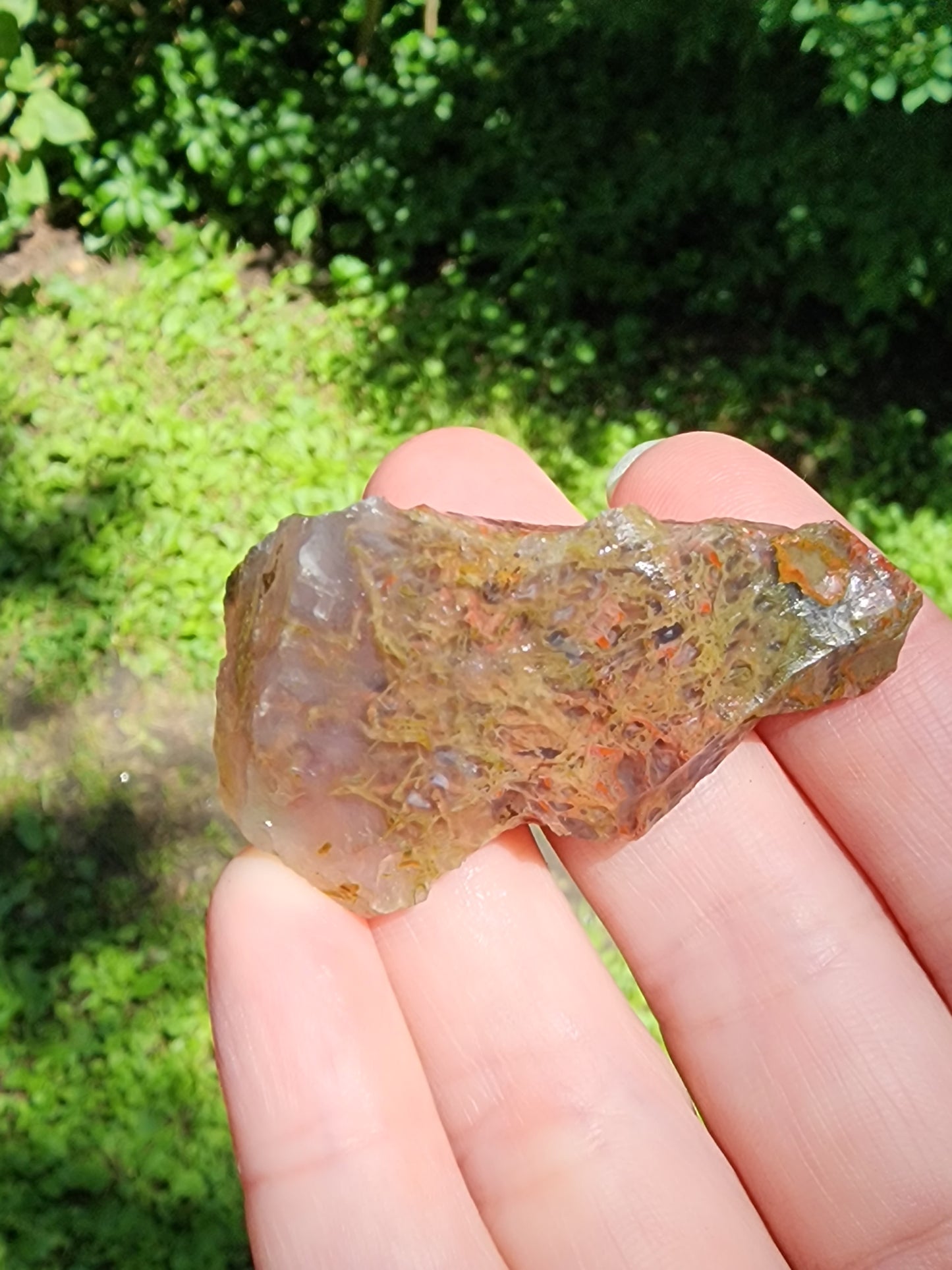 Priday Thunderegg moss agate small chunk