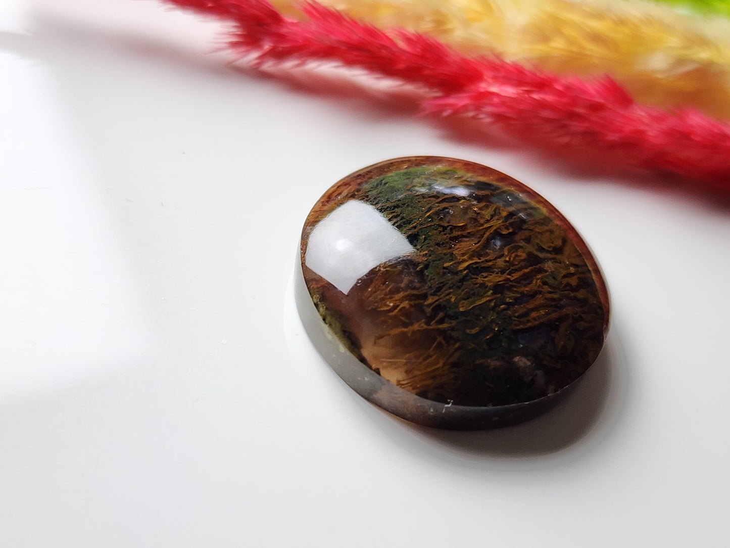 Priday Thunderegg moss agate