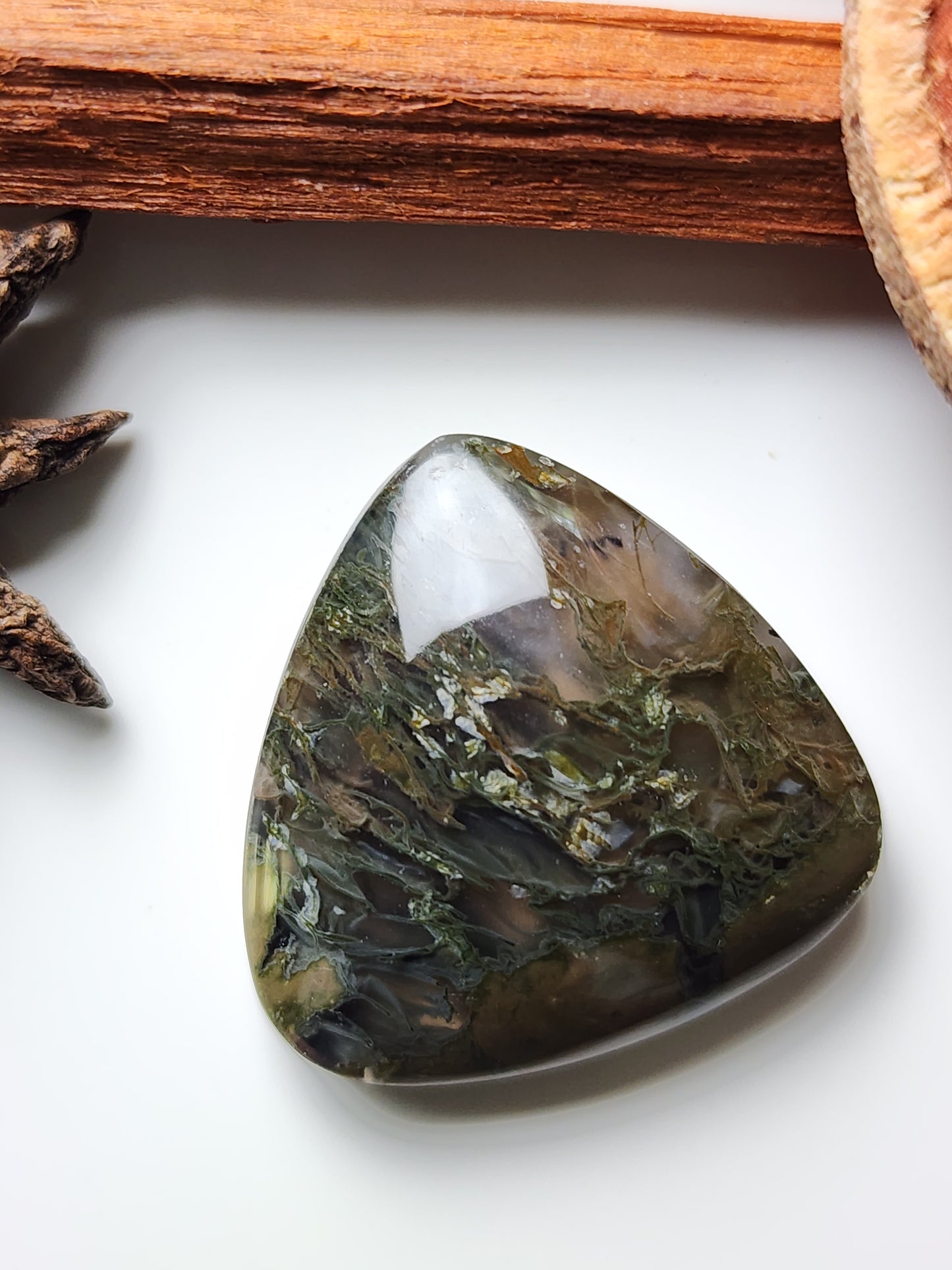 Priday Thunderegg moss agate