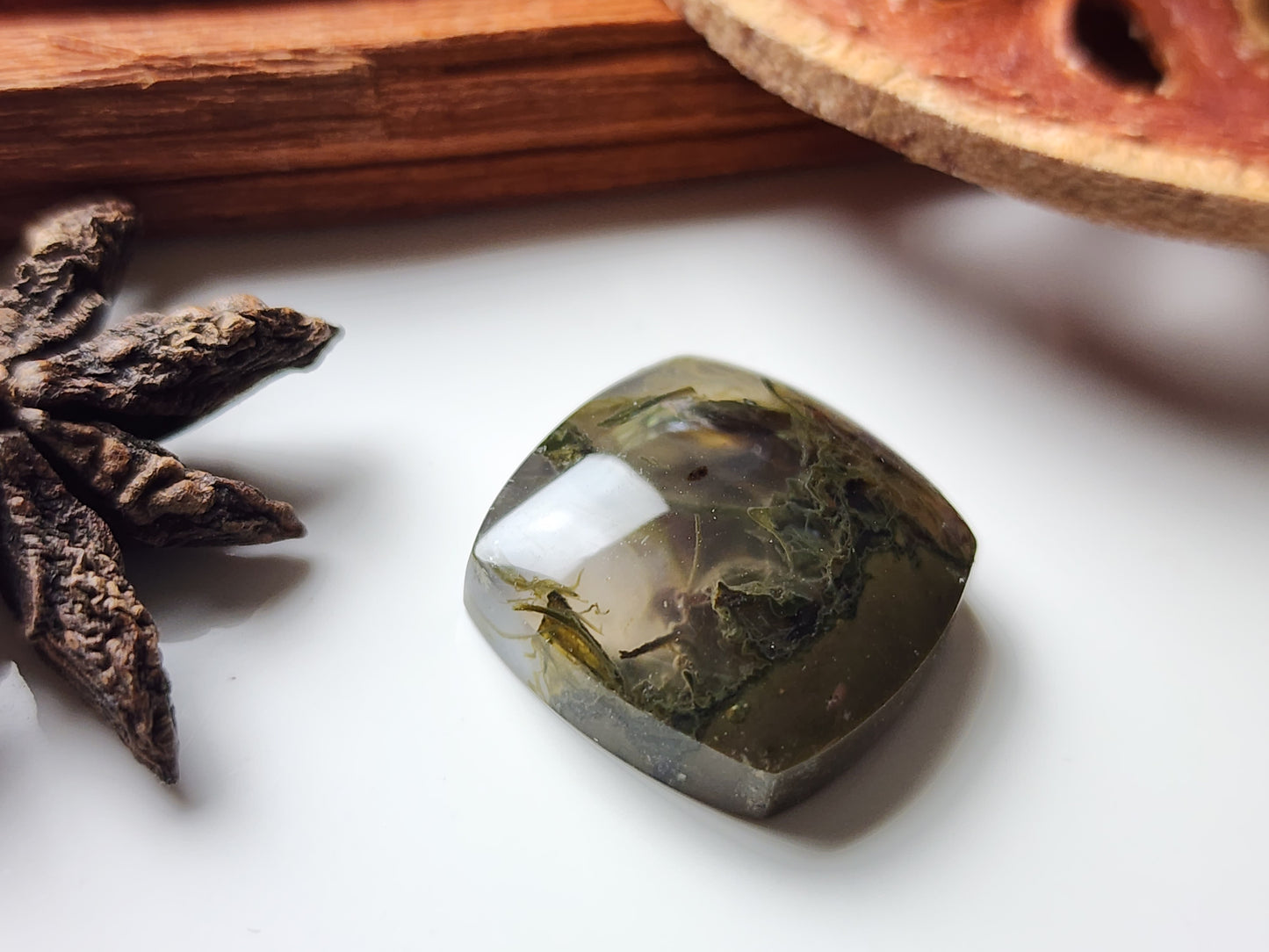 Priday Thunderegg moss agate