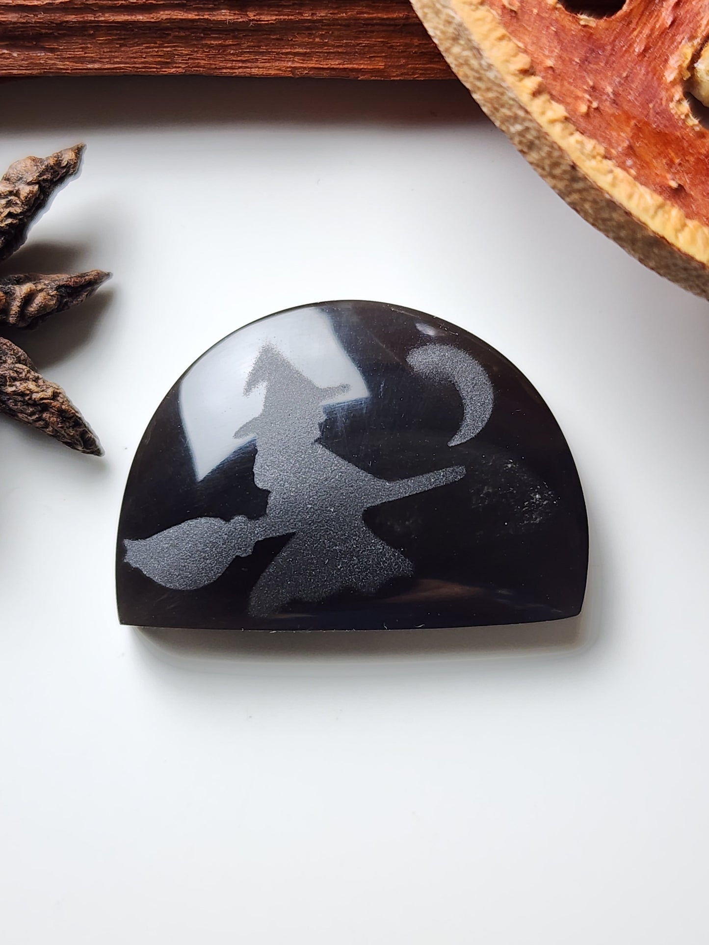 Story stone: witch and the moon