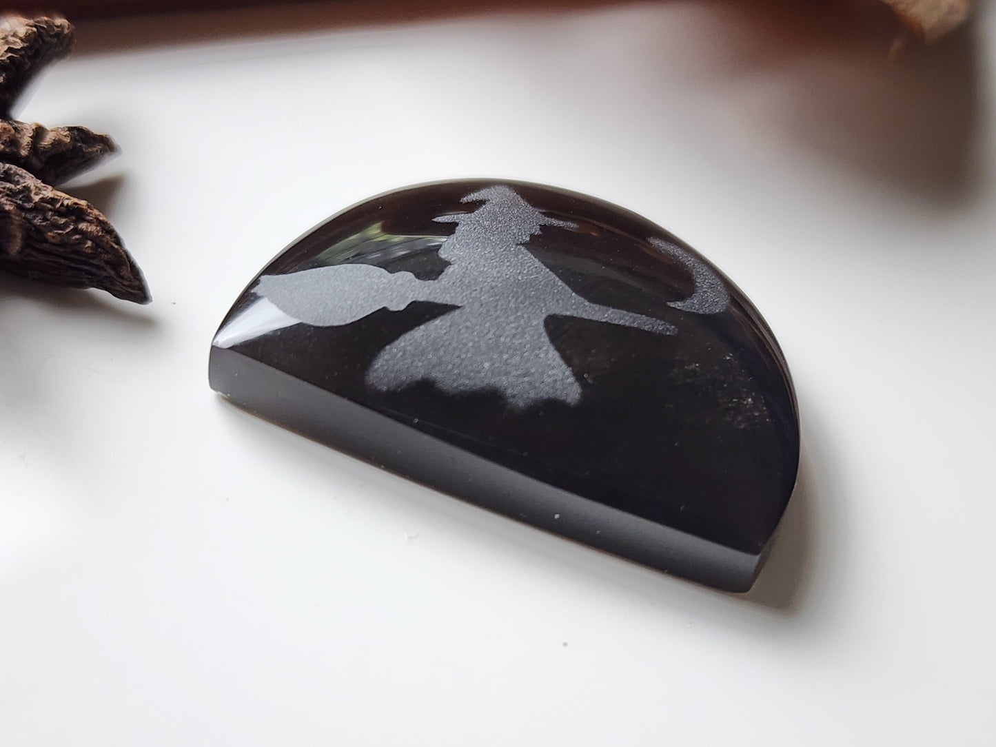 Story stone: witch and the moon