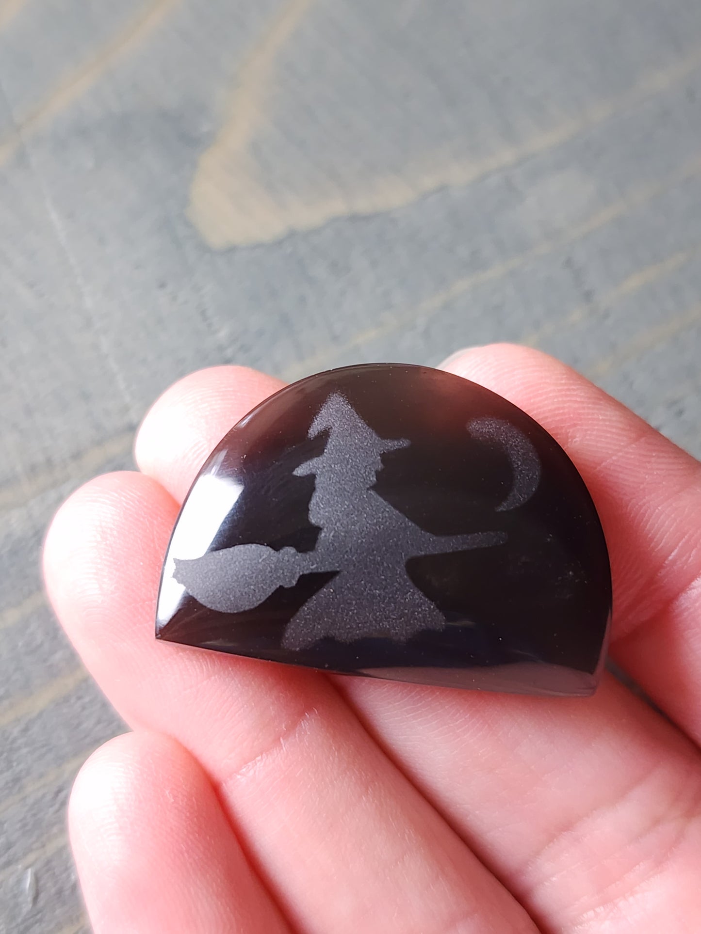 Story stone: witch and the moon