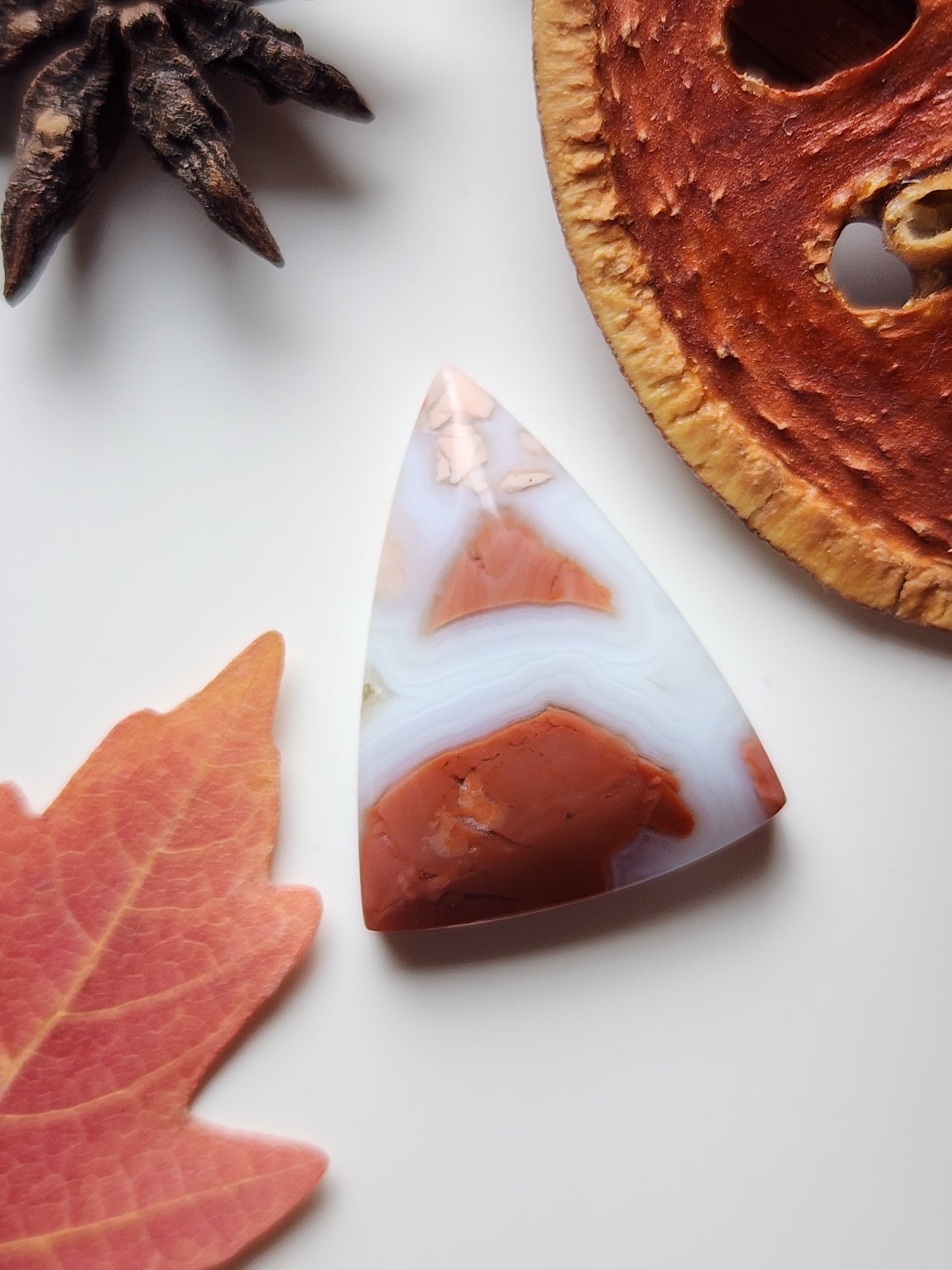Cotton candy agate