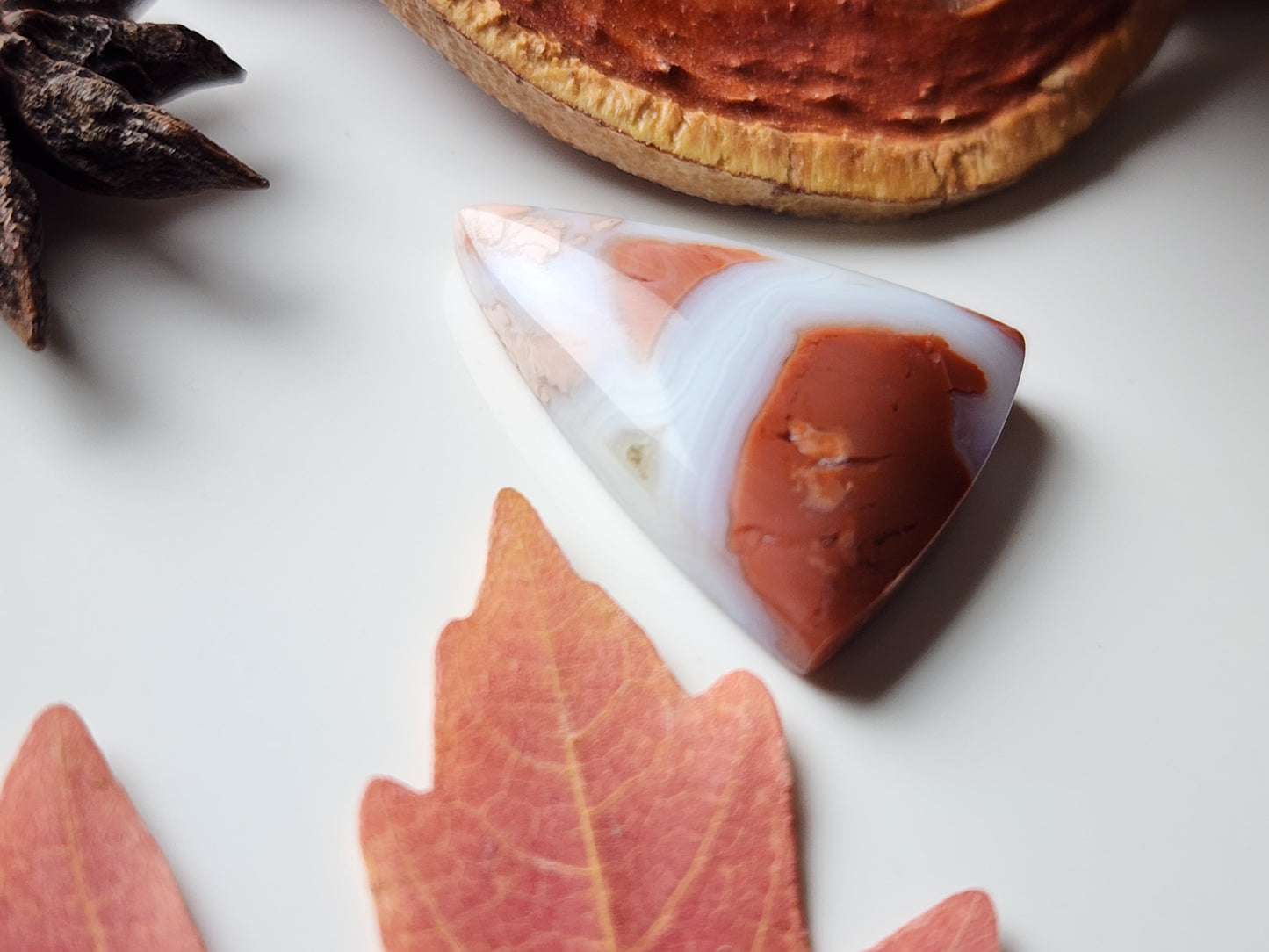 Cotton candy agate