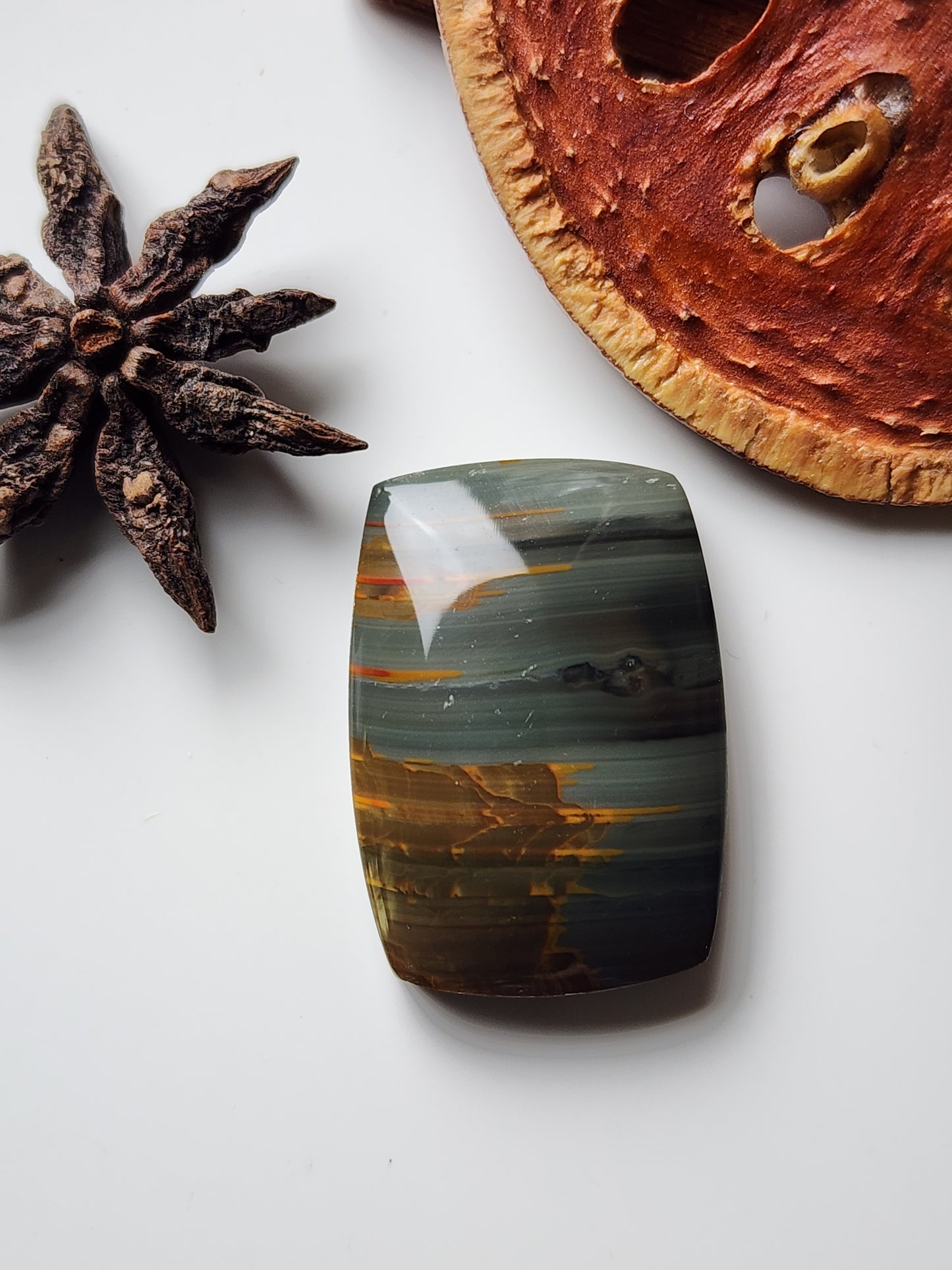 Blue mountain jasper