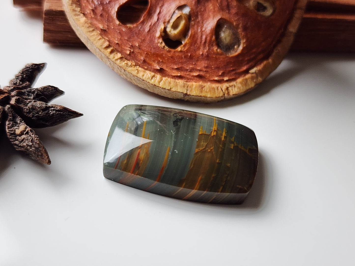 Blue mountain jasper