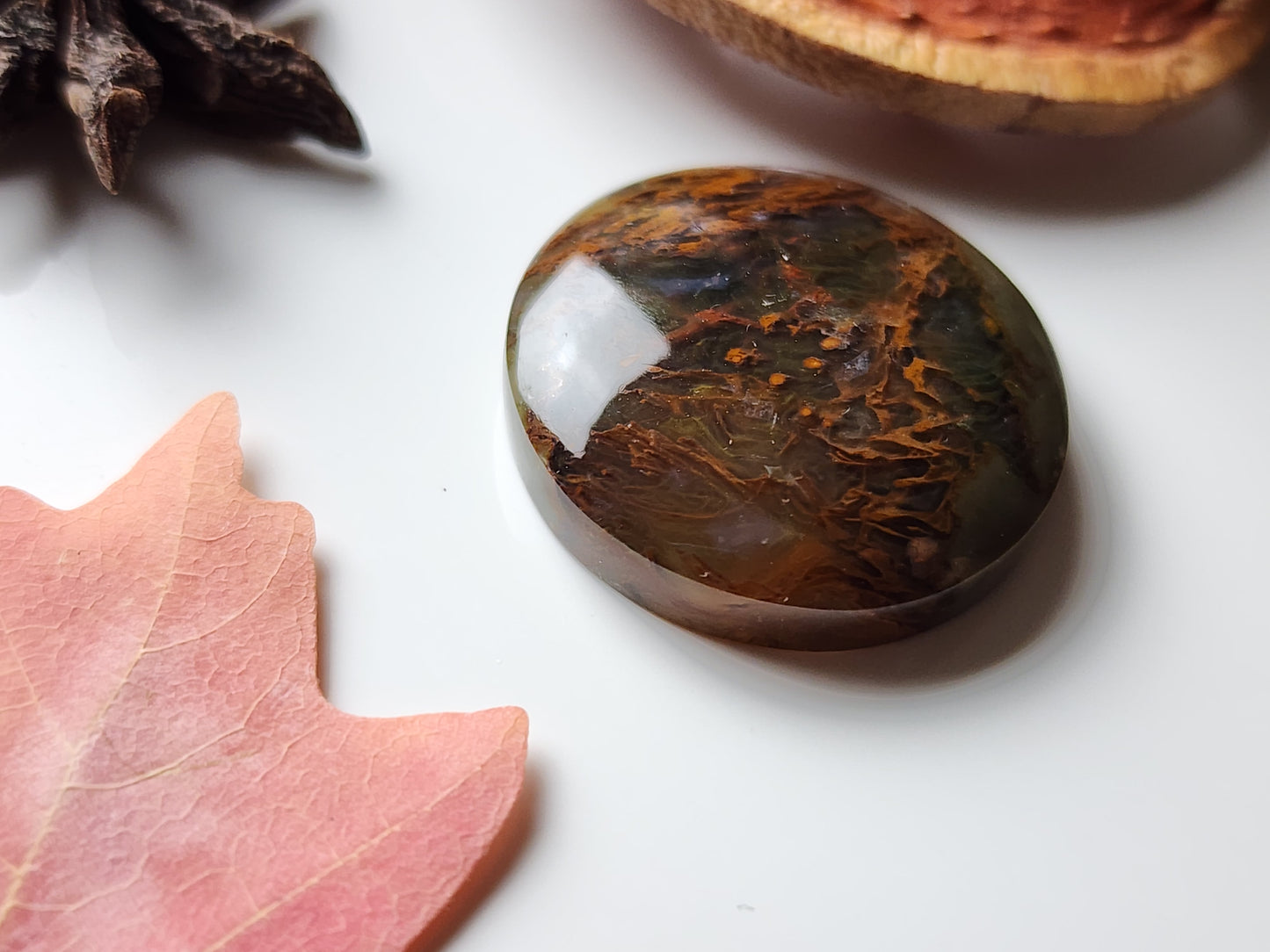 Priday Thunderegg moss agate