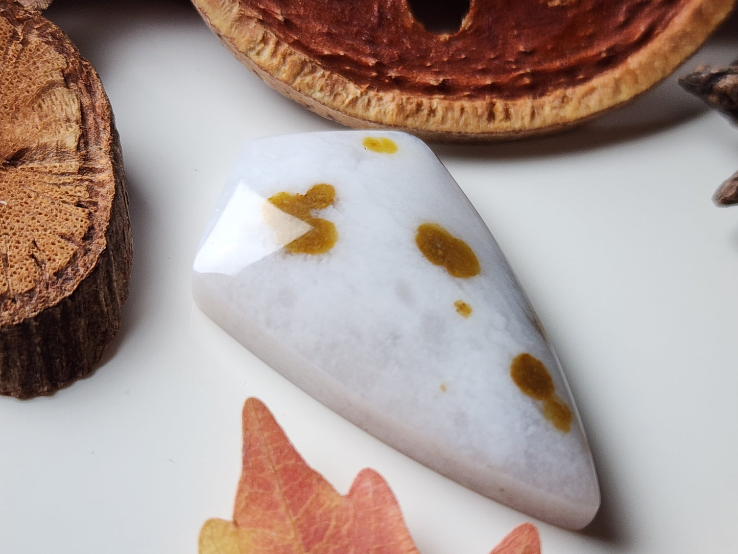 Polka dot agate