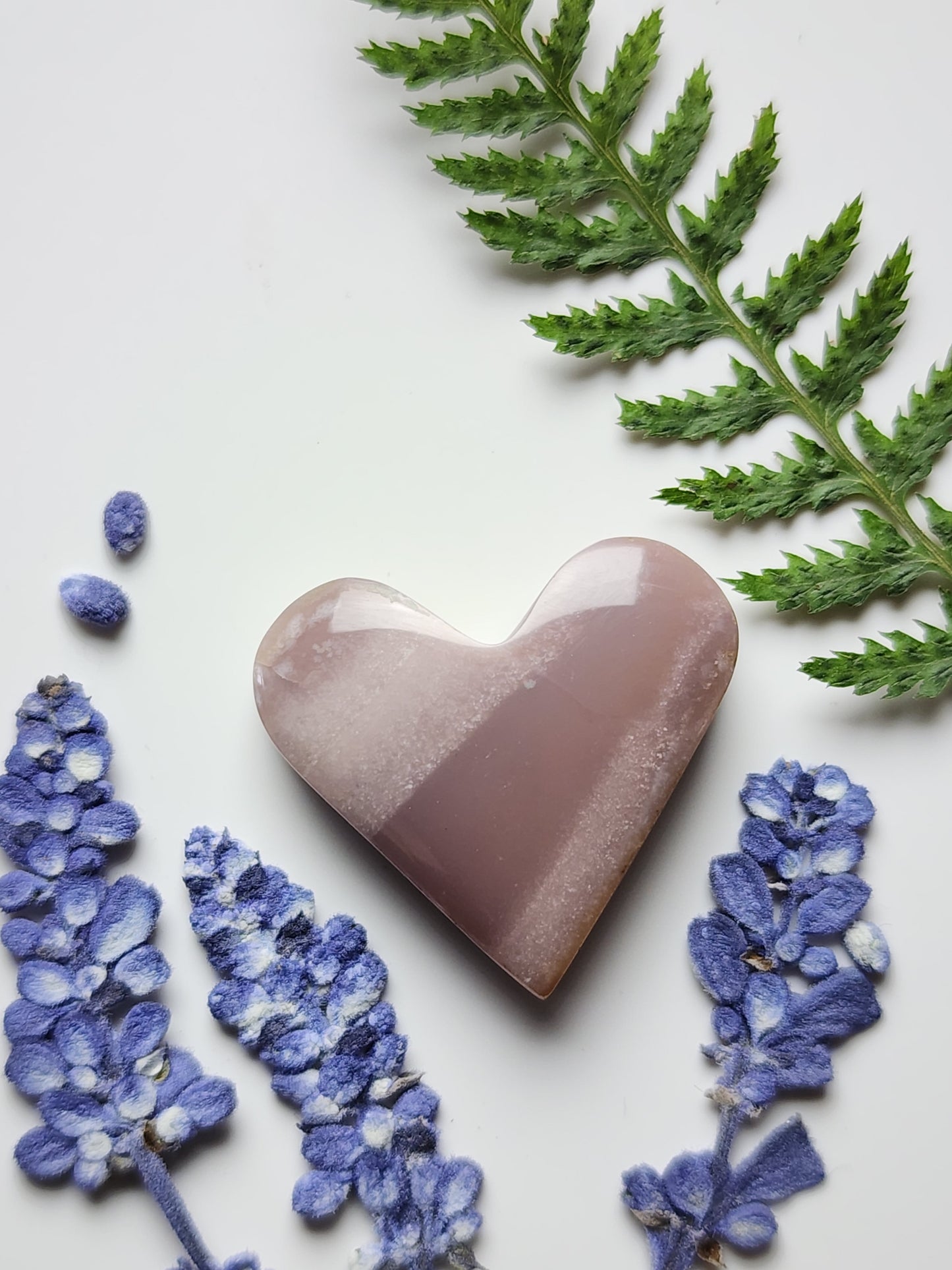 Polychrome jasper heart