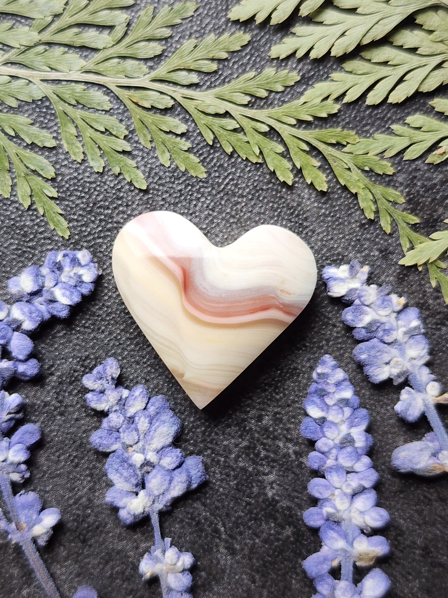 Windy mountain agate heart