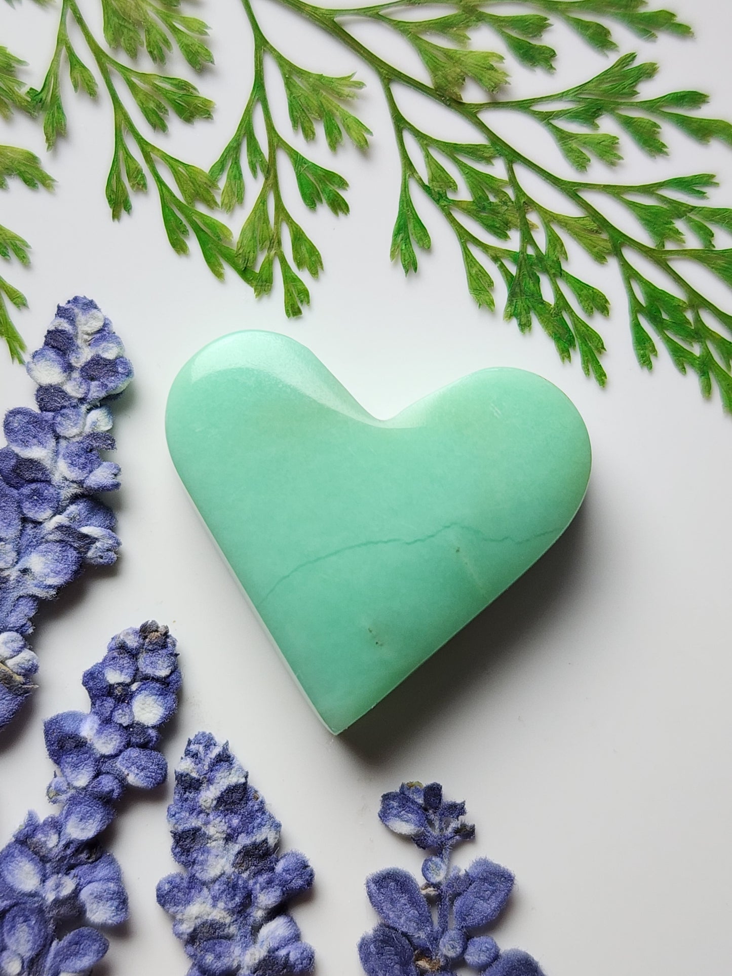 Newman Chrysoprase heart