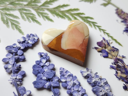 Brecciated Ibis jasper heart