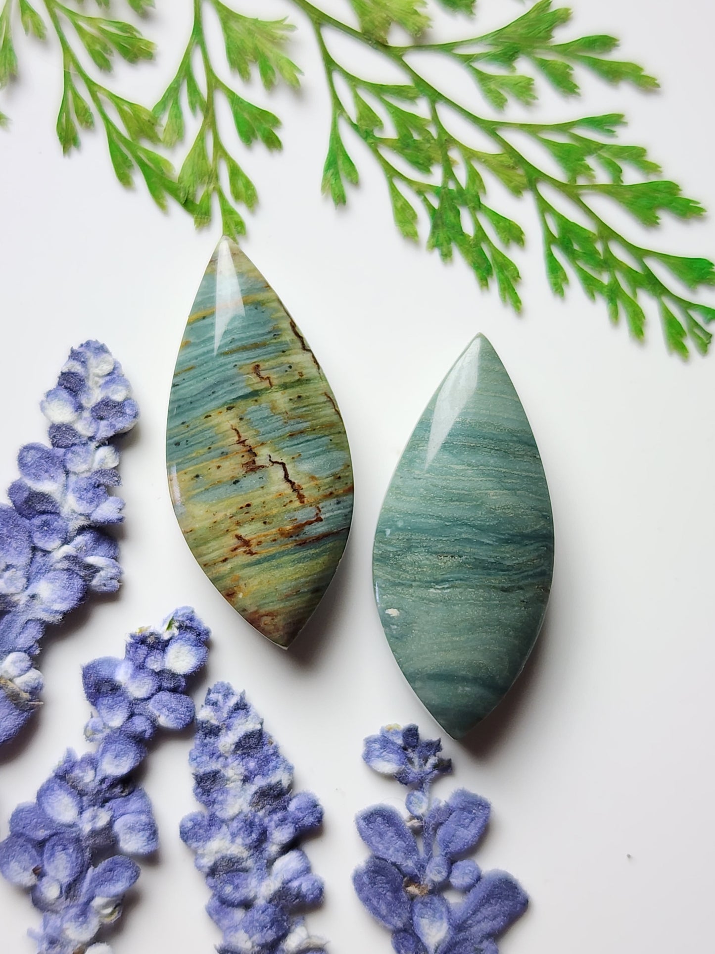 Gary green jasper mismatched duo