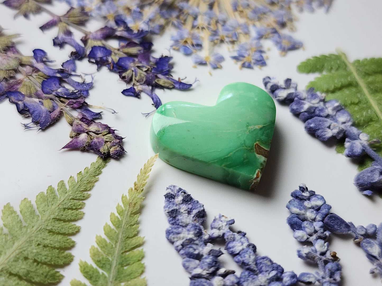 Australian Variscite heart