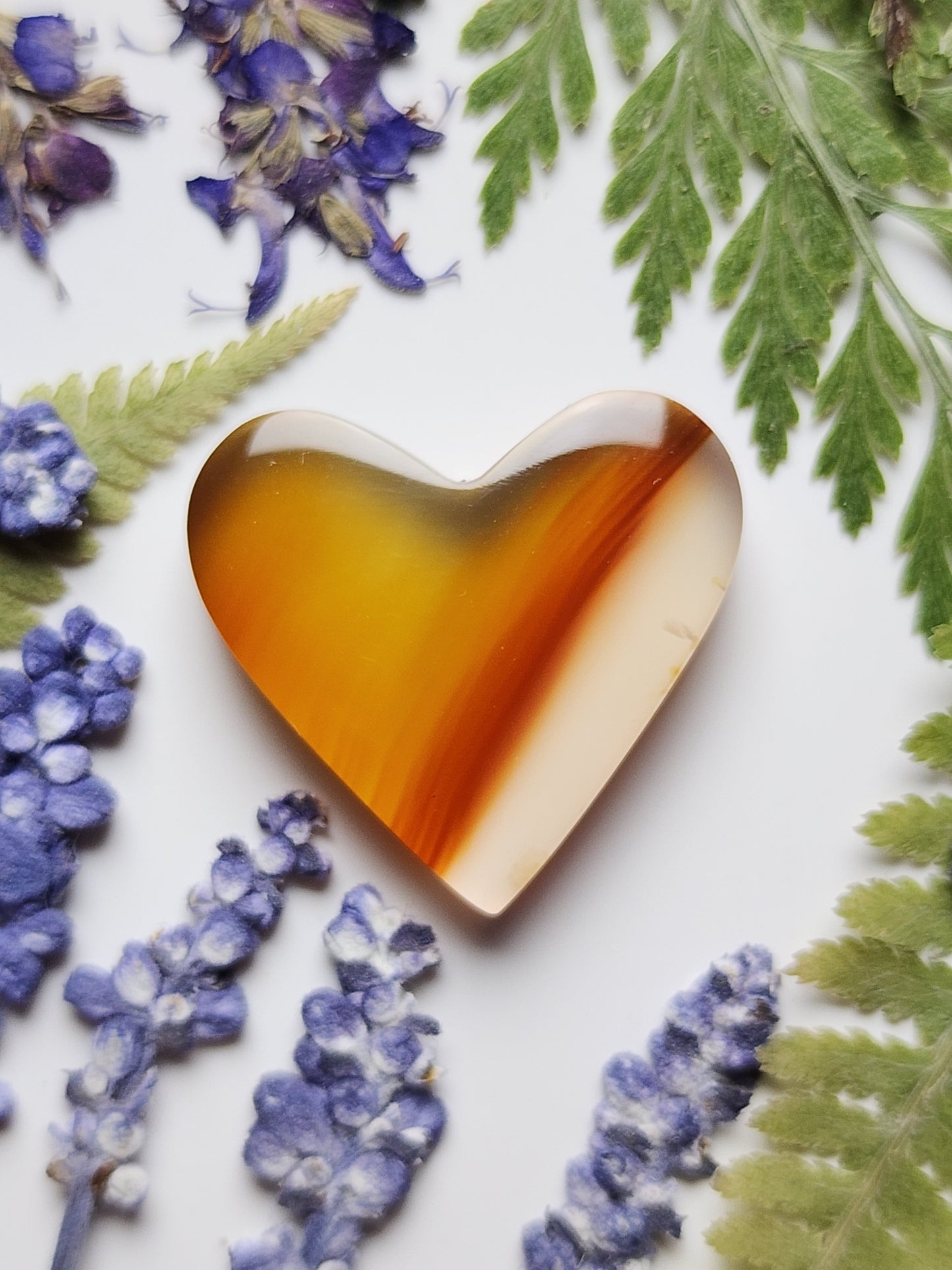 Montana agate heart