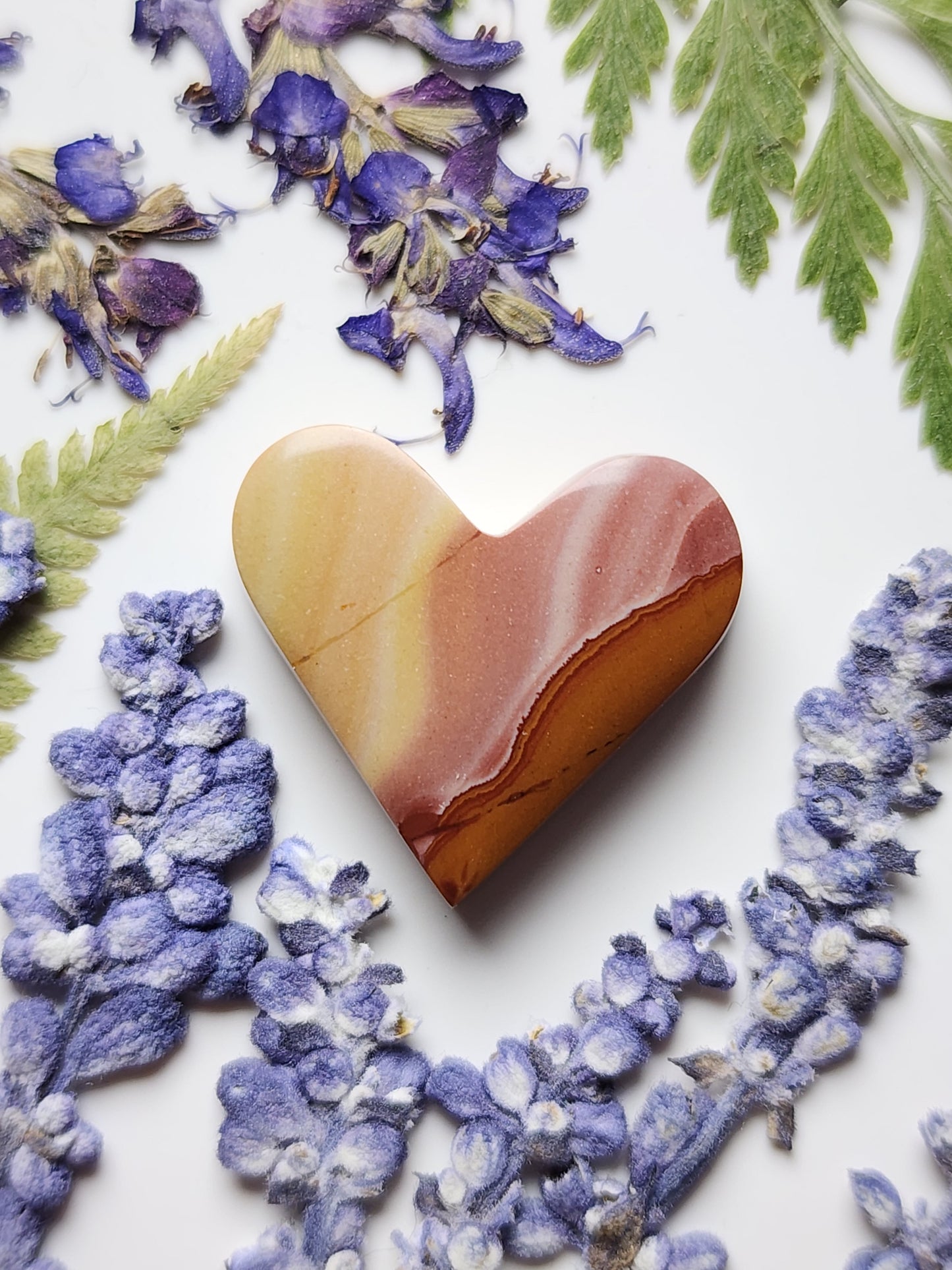 Red Falcon jasper heart
