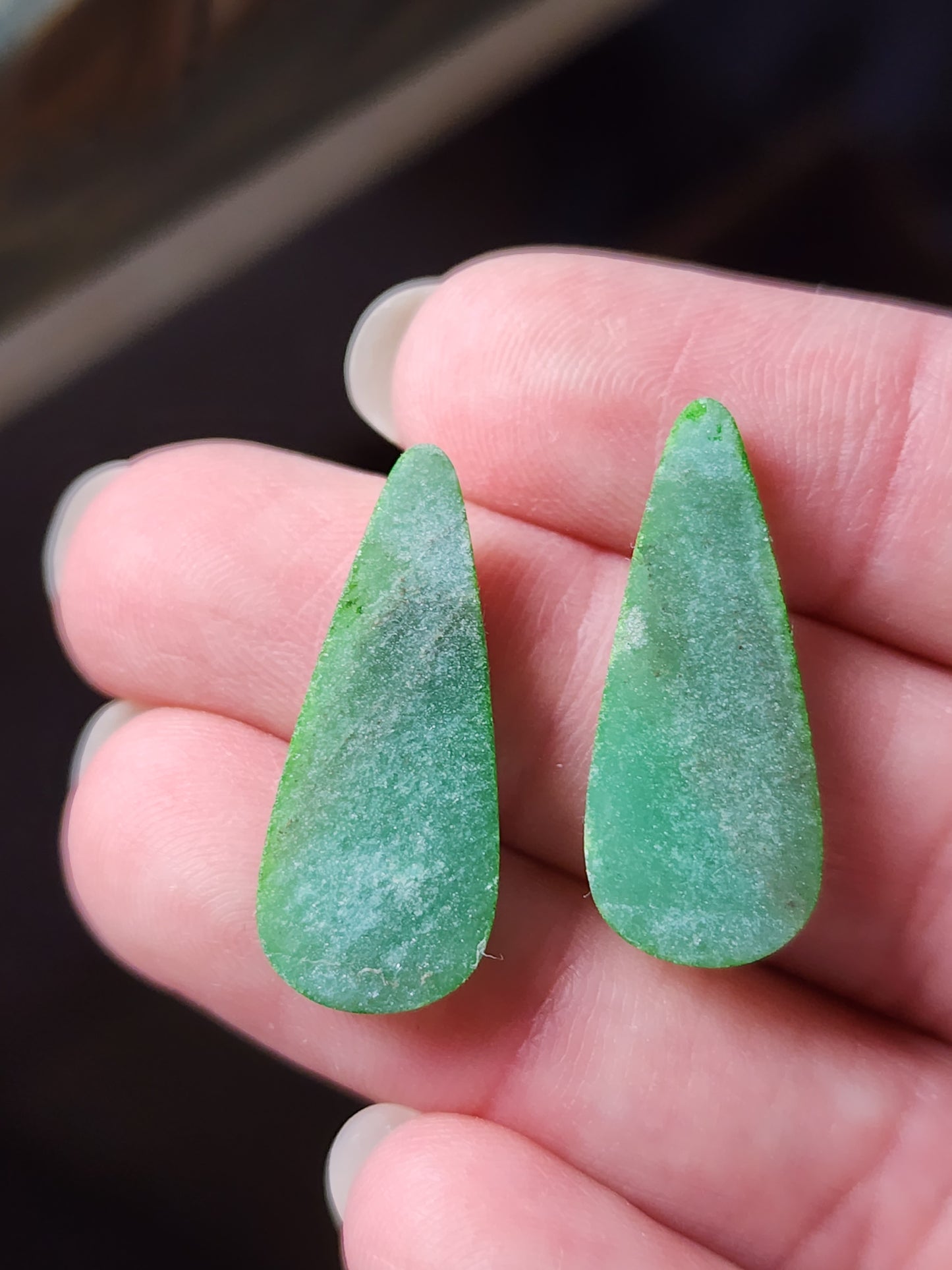 Australian Chrysoprase pair