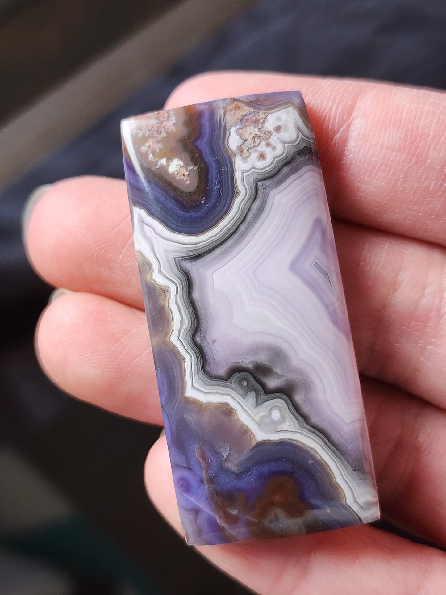 Purple passion agate