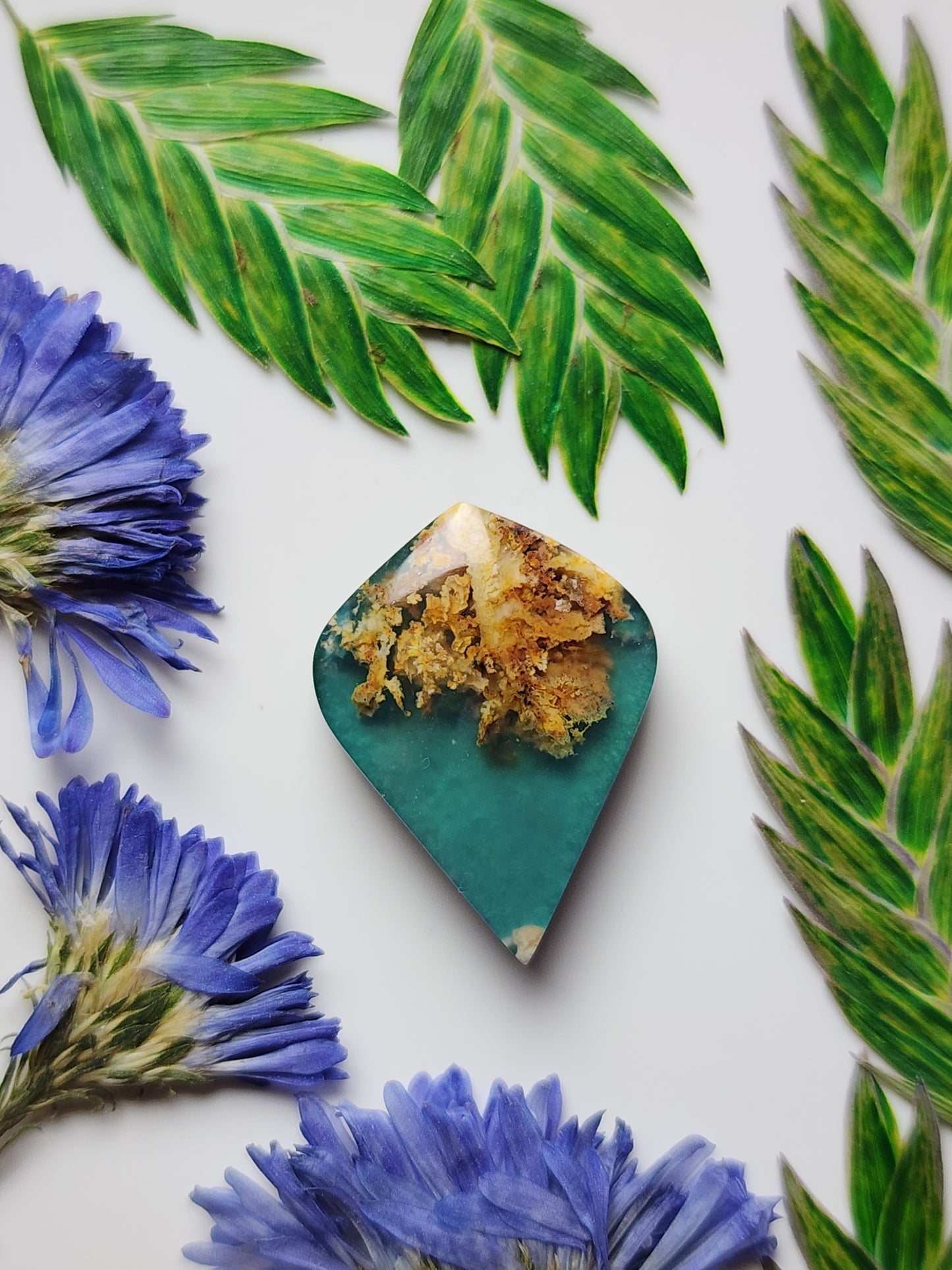 Bella Vista plume agate Doublet