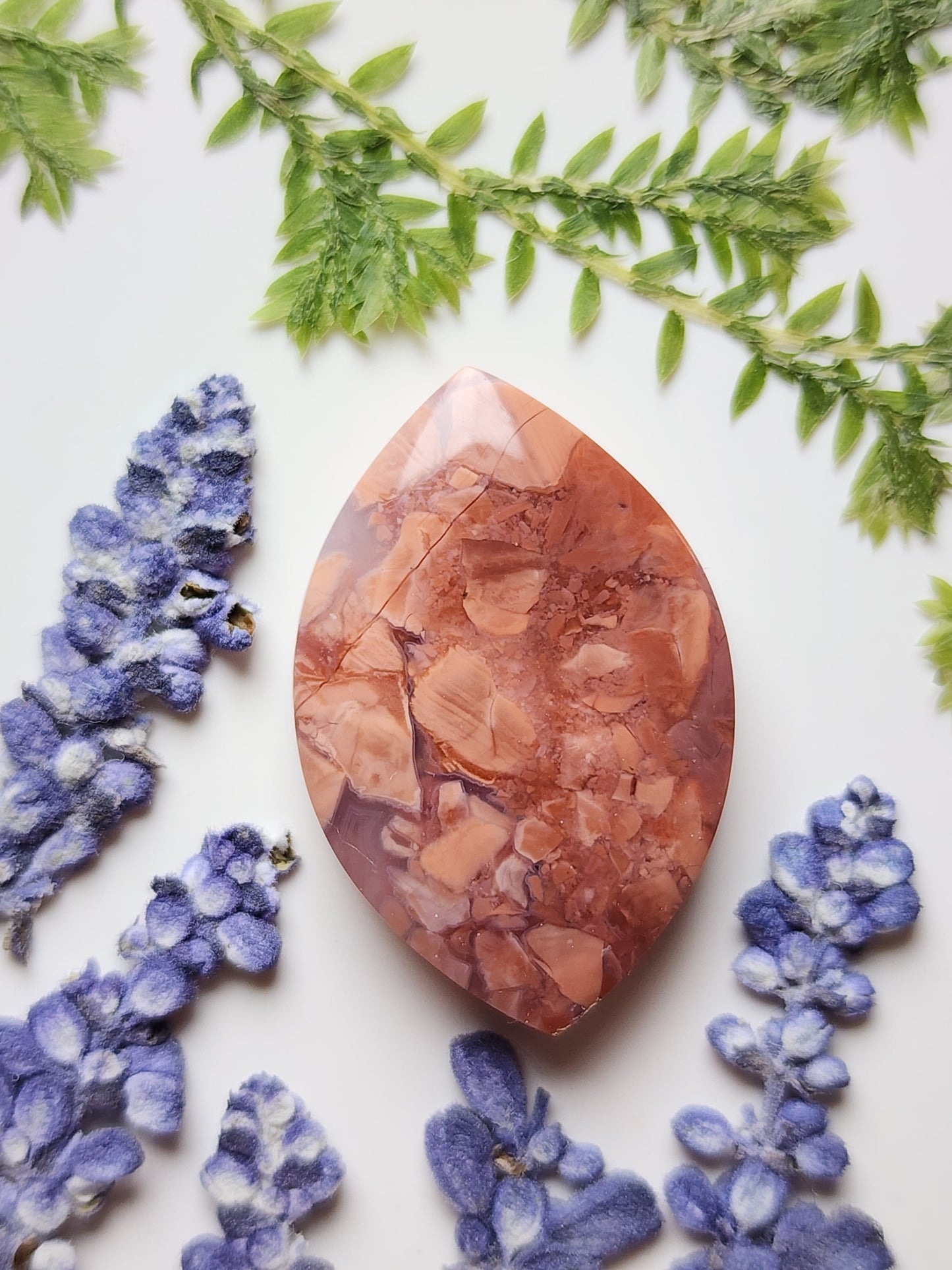 Cotton candy agate