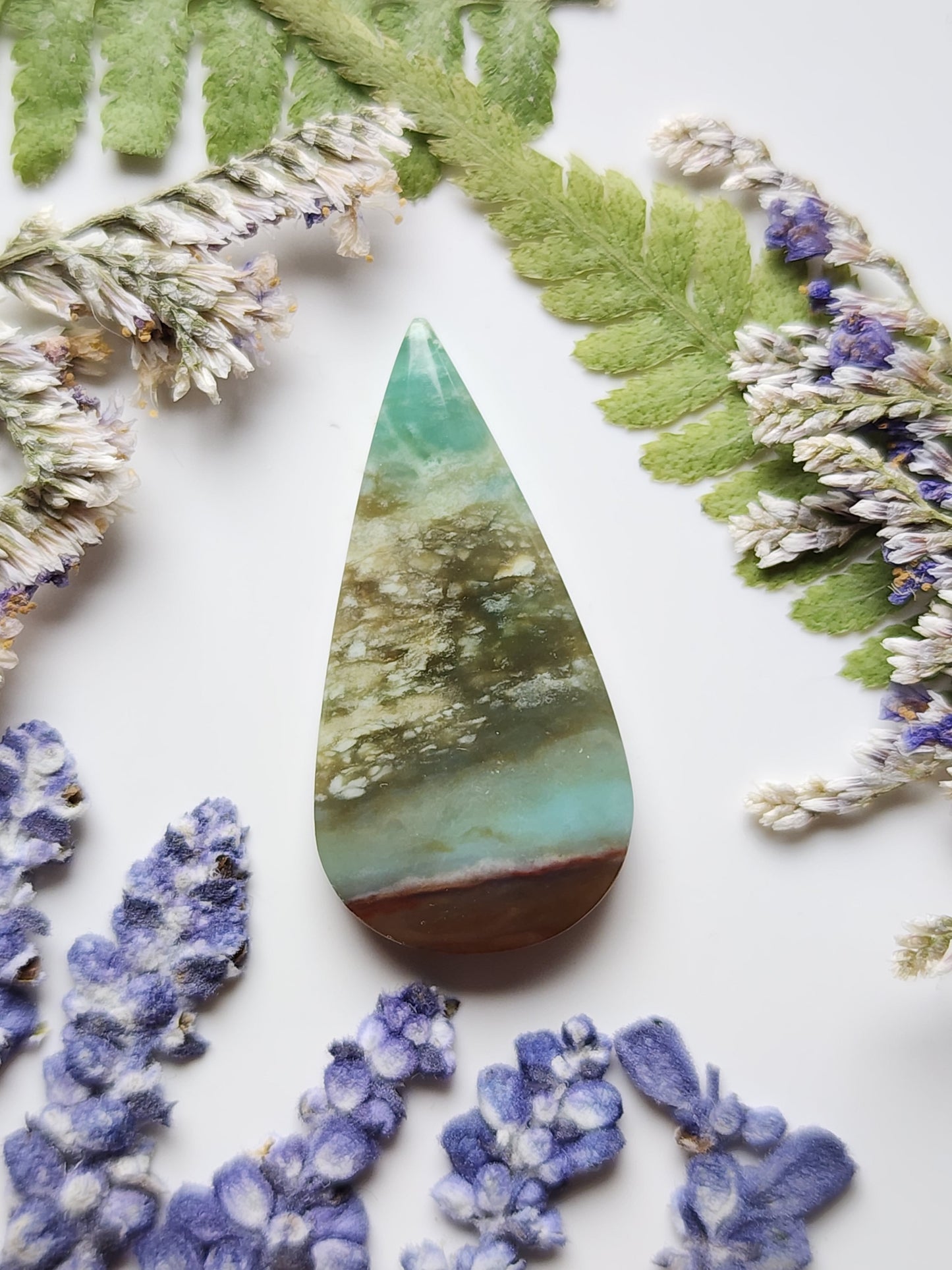 Petrified Blue opalized wood