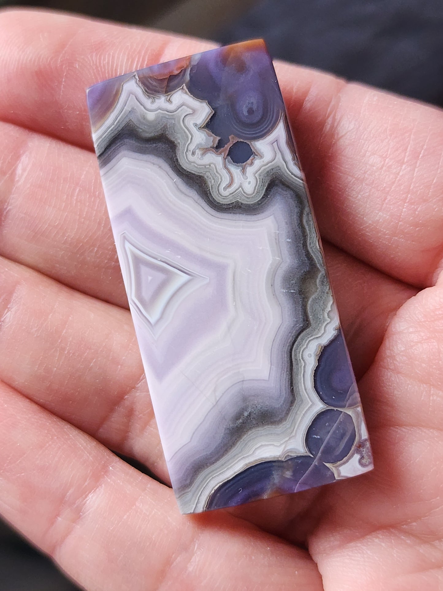 Purple passion agate