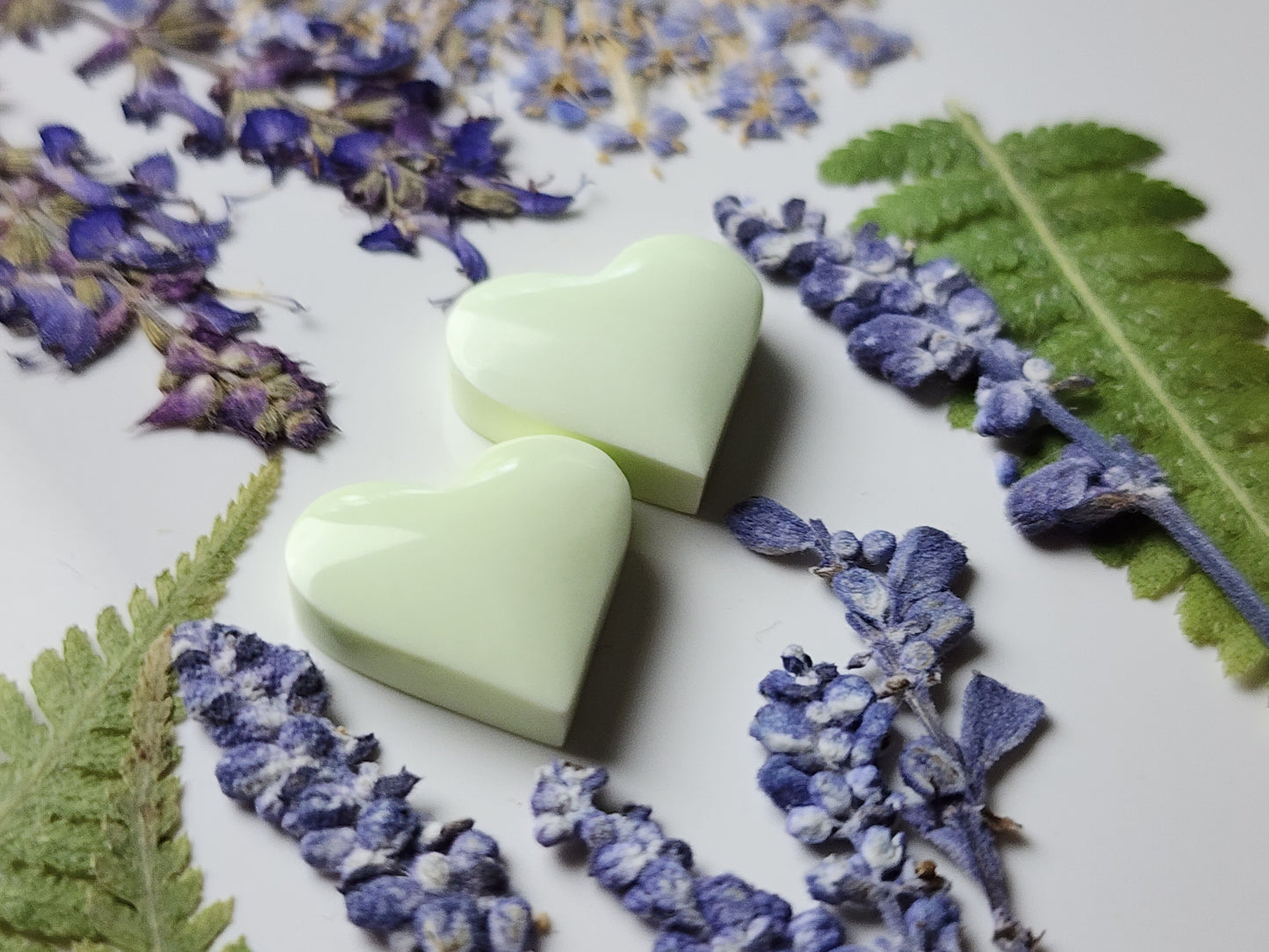 Lemon Chrysoprase heart pair