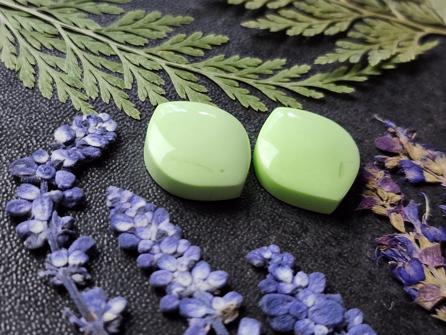 Lemon Chrysoprase pair