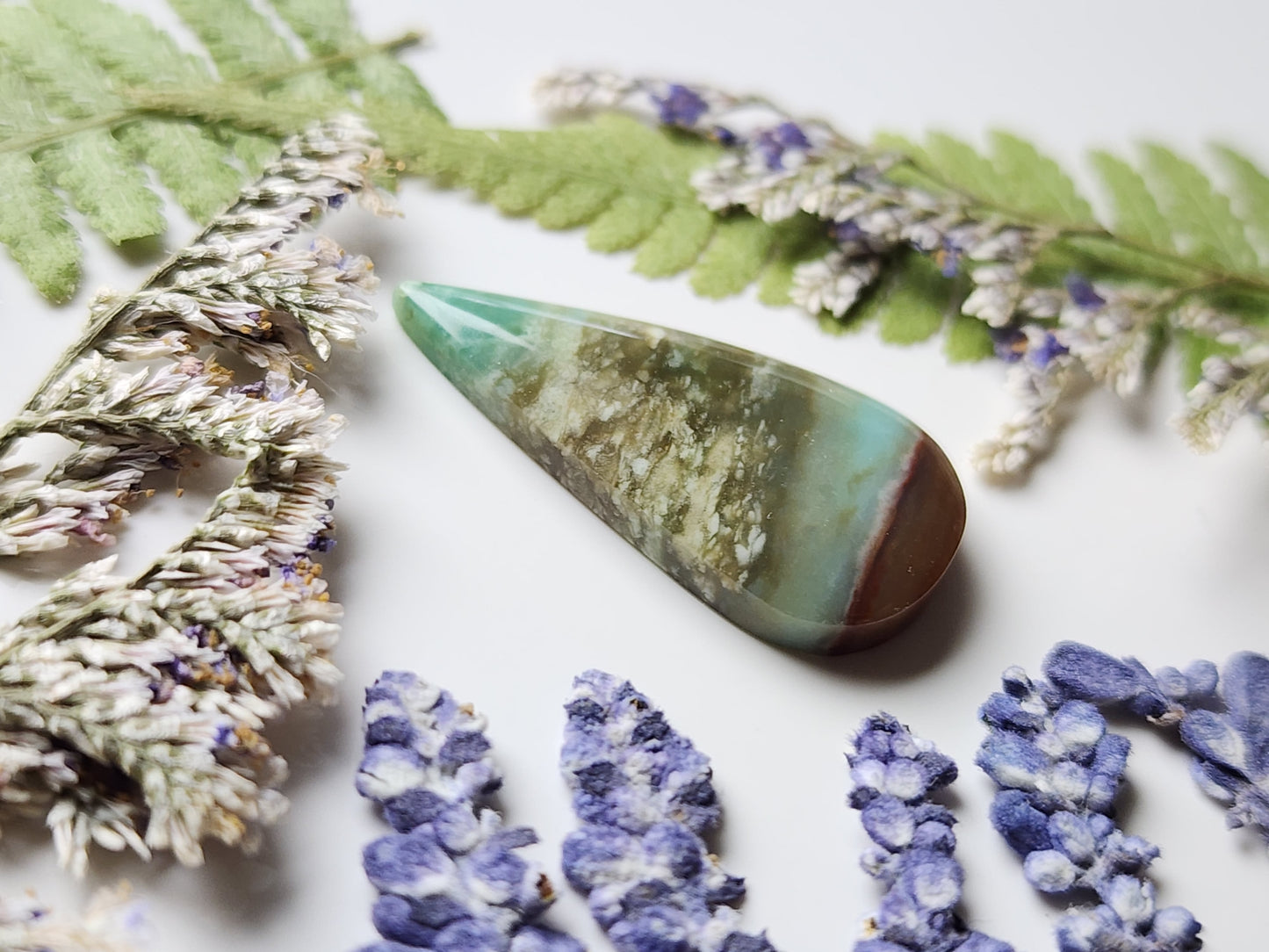Petrified Blue opalized wood
