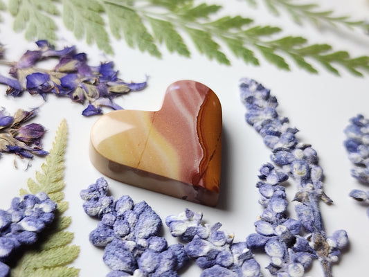 Red Falcon jasper heart