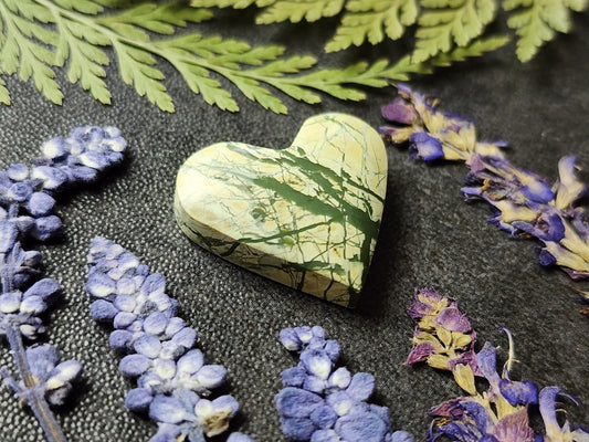 Imperial jasper heart