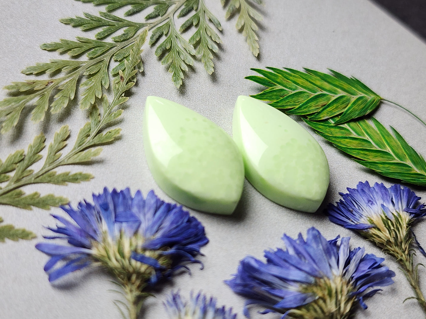 Lemon Chrysoprase pair