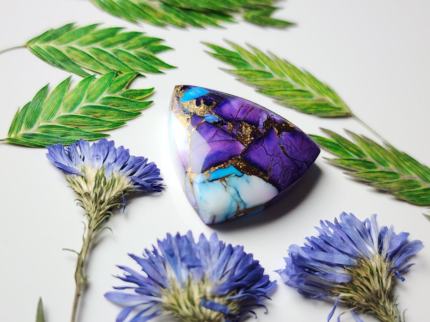 Dahlia Violet with bronze