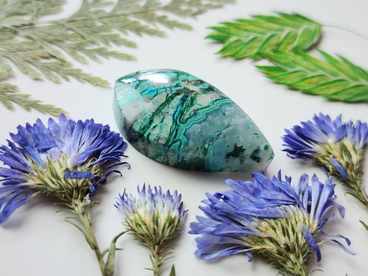 Inspiration mine Chrysocolla Malachite Gem silica
