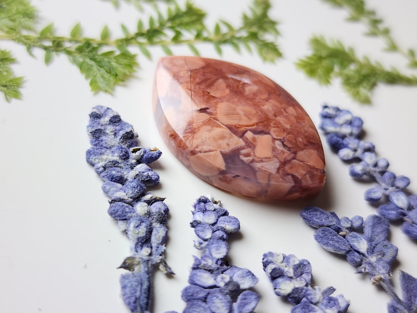 Cotton candy agate