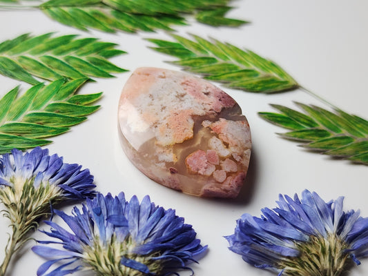 Pink Lady plume agate