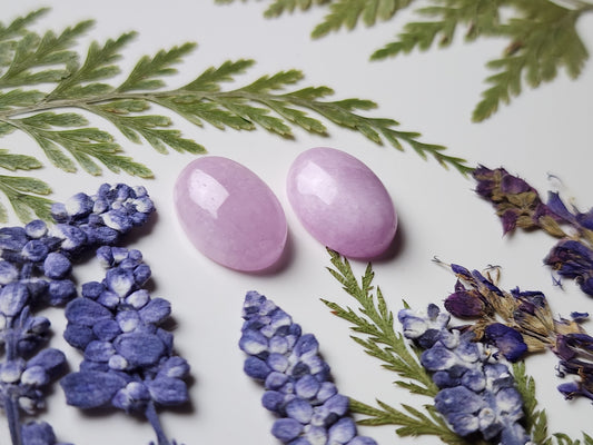 Lavender Kunzite pair