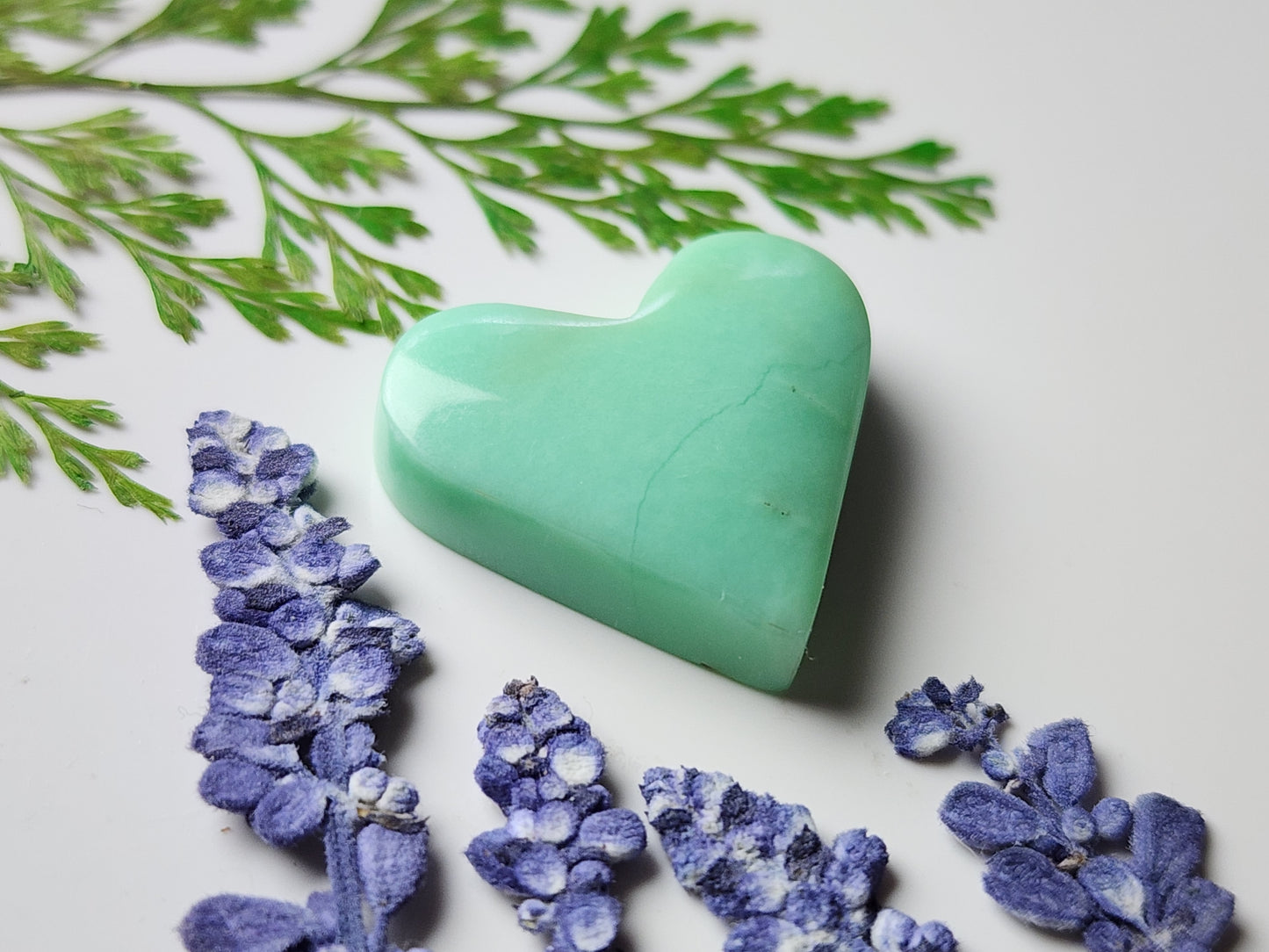 Newman Chrysoprase heart