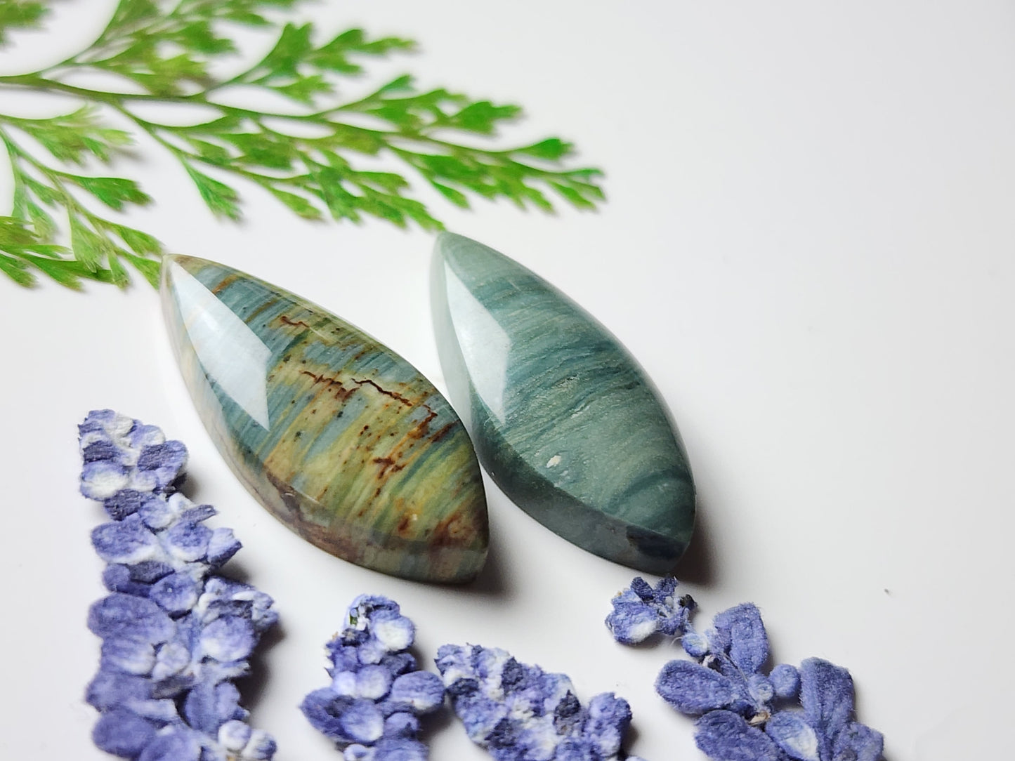 Gary green jasper mismatched duo