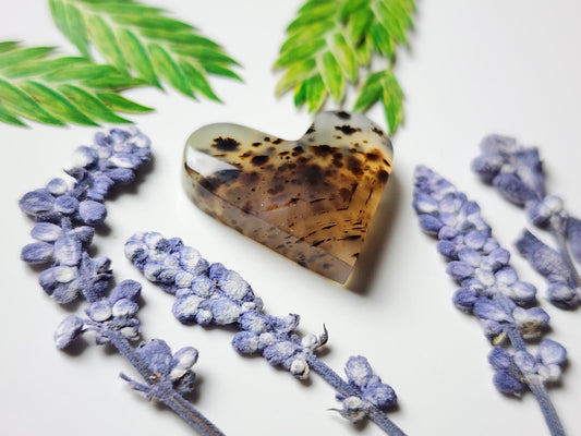 Montana agate heart