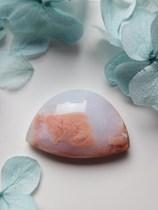 Cotton candy agate