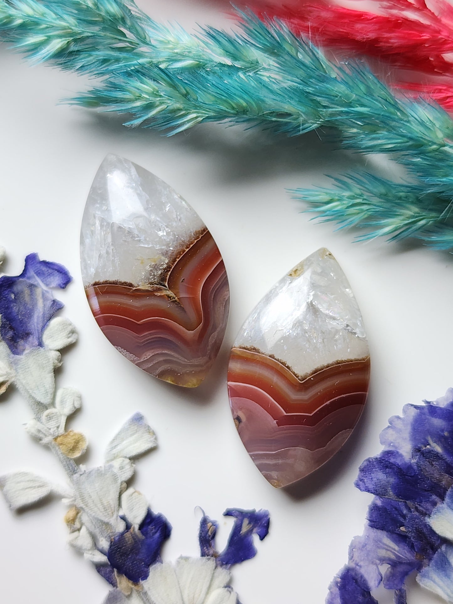 Agua Nueva agate pair