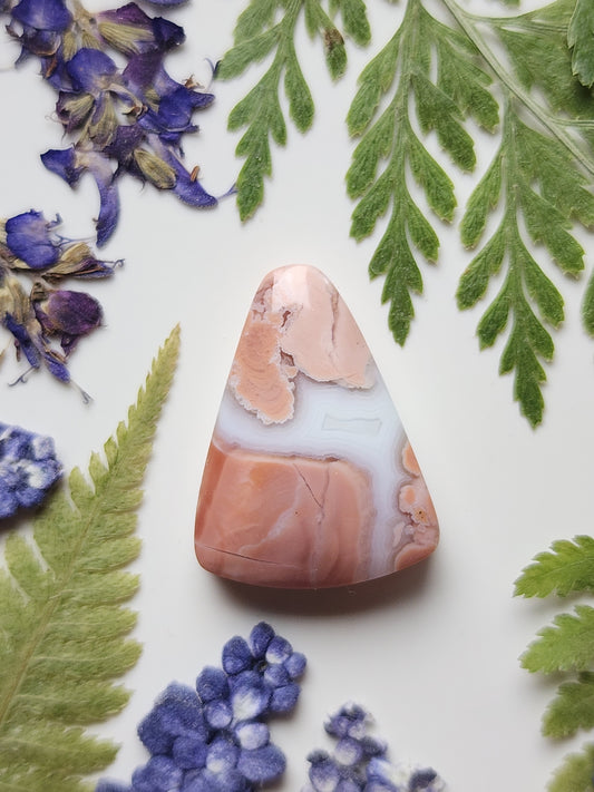 Cotton candy agate