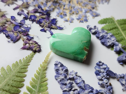 Australian Variscite heart